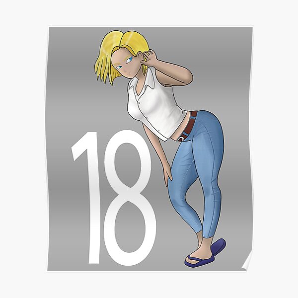Android 17 Posters Redbubble - android 18 pants roblox