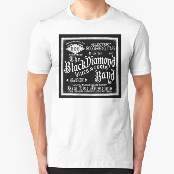 Black Diamond (black image) Slim Fit T-Shirt