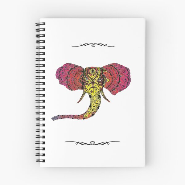 Item preview, Colourful Elephant Mandala designed and sold by inklingsbyellie.