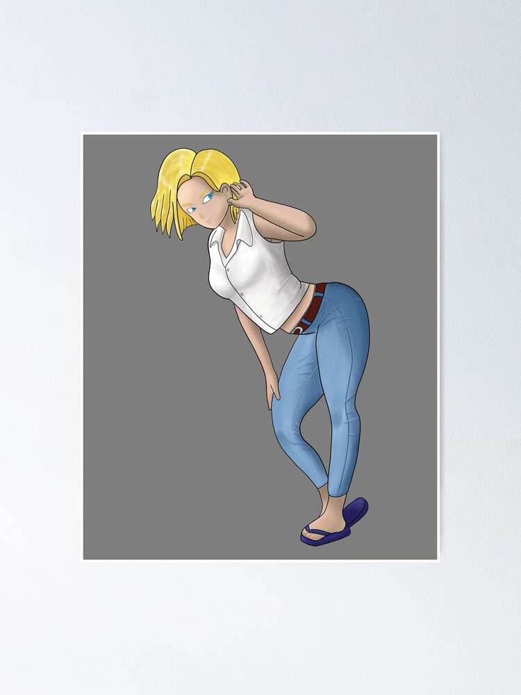 Android 18 Dragon Ball Japanese Poster for Sale by Allenfawnpal