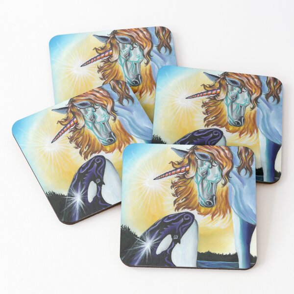 Item preview, Unicorn Orca Connection designed and sold by purpleheartist.
