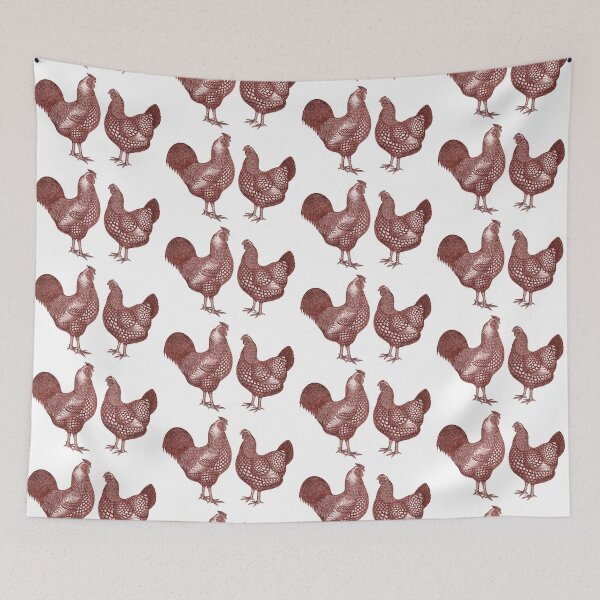 Item preview, Wyandotte Chickens designed and sold by AntiqueImages.