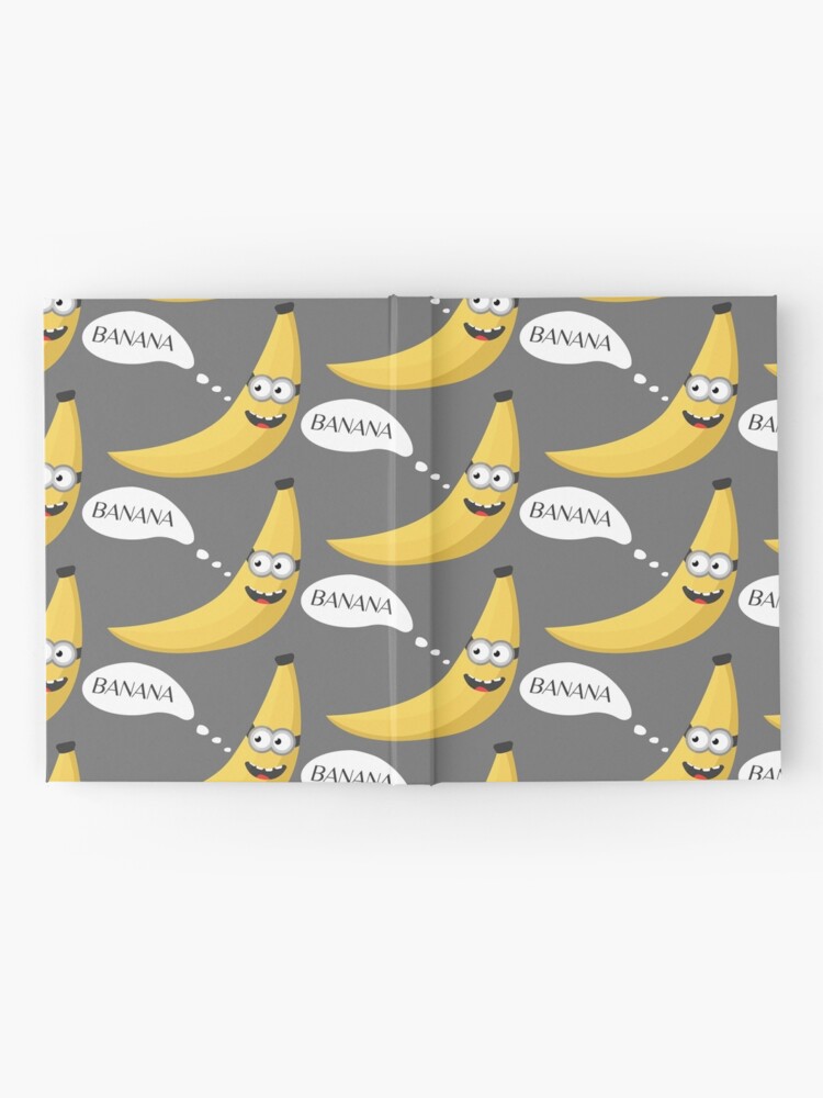 New banana Minion stickers Hardcover Journal for Sale by Samuel Brown