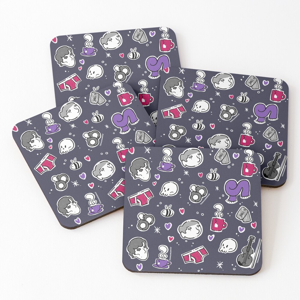 Item preview, Coasters (Set of 4) designed and sold by Thinkanddoodle.