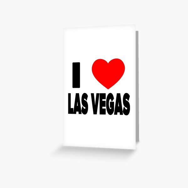 I Heart NV - I Love Nevada and Las Vegas! Greeting Card for Sale