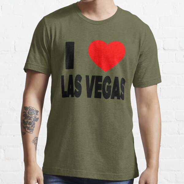 I Love Heart Las Vegas Nevada Lv T Shirt Ladies Fitted T-shirt. By  Artistshot