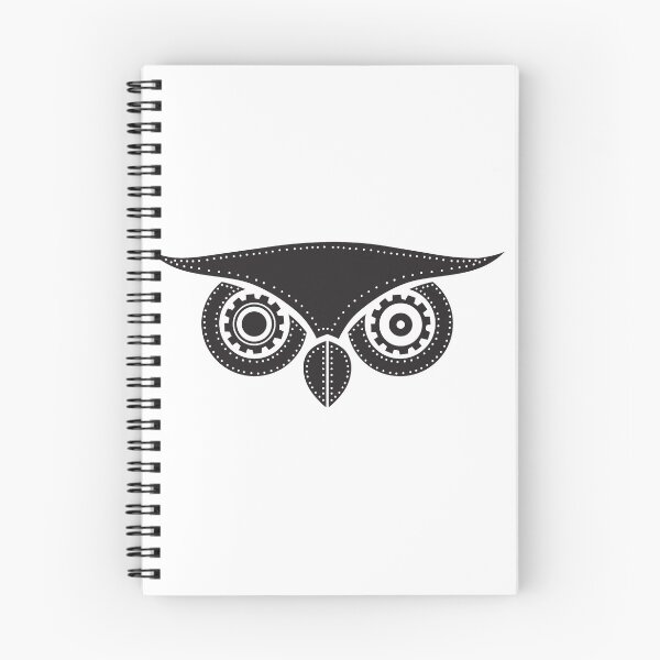 Item preview, owl with gears eyes designed and sold by bc21design.