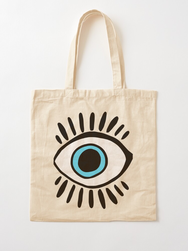 DIY: bolsa de tela estampada con ojos