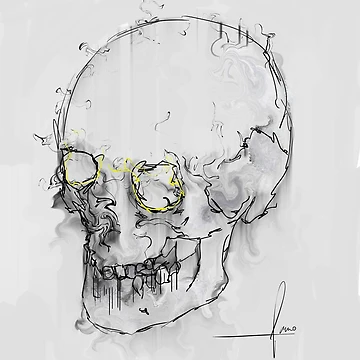 Artwork thumbnail, Skull 34 by Rafahell