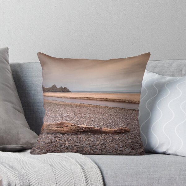 Item preview, Driftwood at Three Cliffs Bay designed and sold by Leighton Collins.