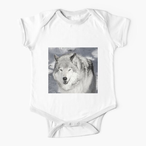 Timber Short Sleeve Baby One Piece Redbubble - doge texture watchful wolf roblox