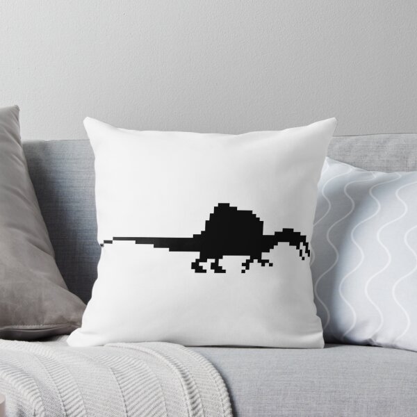 Item preview, 8-bit spinosaurus Black designed and sold by Arc1.
