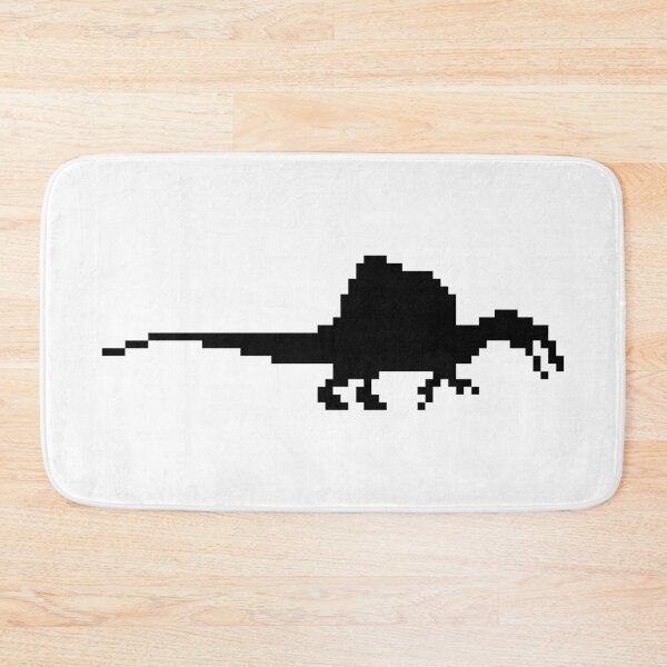 Item preview, 8-bit spinosaurus Black designed and sold by Arc1.