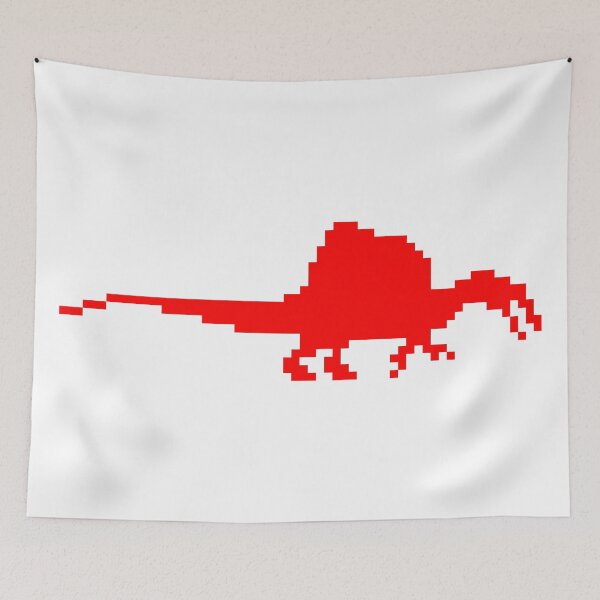 Item preview, 8-bit spinosaurus Red designed and sold by Arc1.