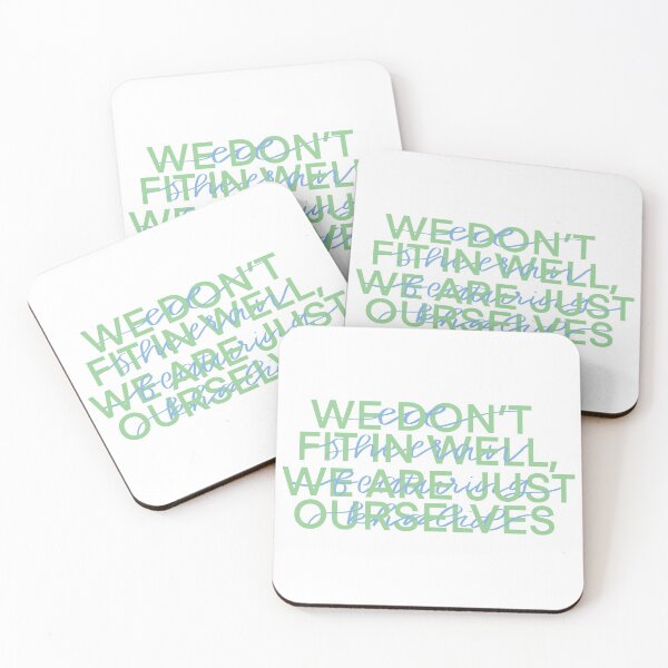 Item preview, We Don't Fit In Well designed and sold by sambeurer26.