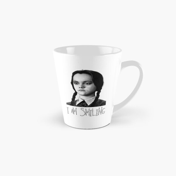 Wednesday Addams Im Smiling Halloween Goth Aesthetic Tall Mug