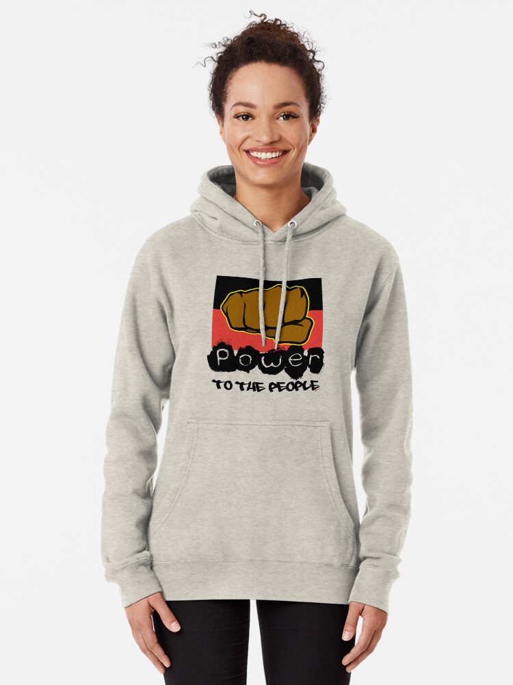 Thumbnail 1 of 5, Pullover Hoodie, Power to the People [-0-] designed and sold by KISSmyBLAKarts.