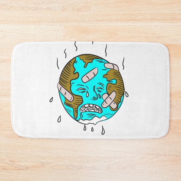 Item preview, Earth Sad and Crying Doodle designed and sold by patrimonio.
