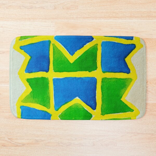 Item preview, blue geometric abstract designed and sold by TessAndre.