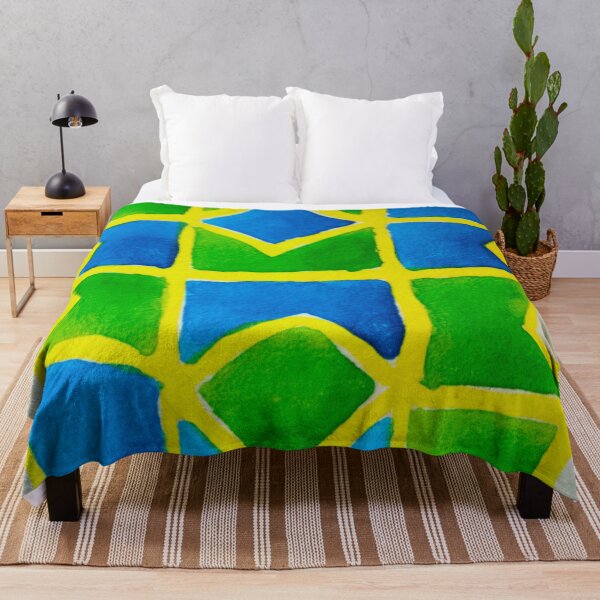 Item preview, blue geometric abstract designed and sold by TessAndre.