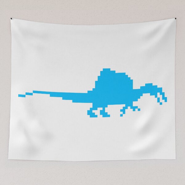 Item preview, 8-bit spinosaurus baby blue designed and sold by Arc1.