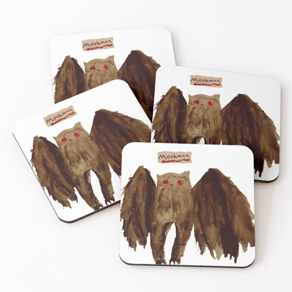 Item preview, Watercolor Mothman designed and sold by Consp-Lesbians.