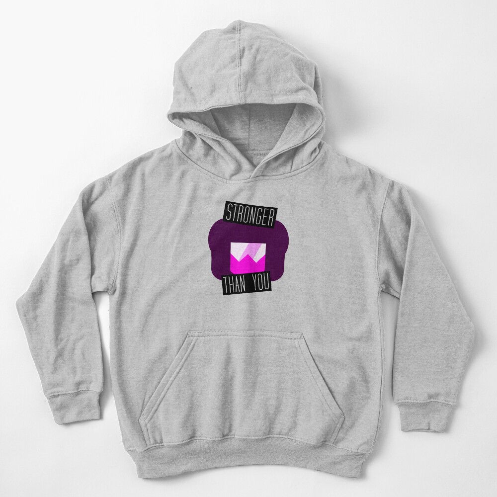Stronger Than You Garnet Kids Pullover Hoodie