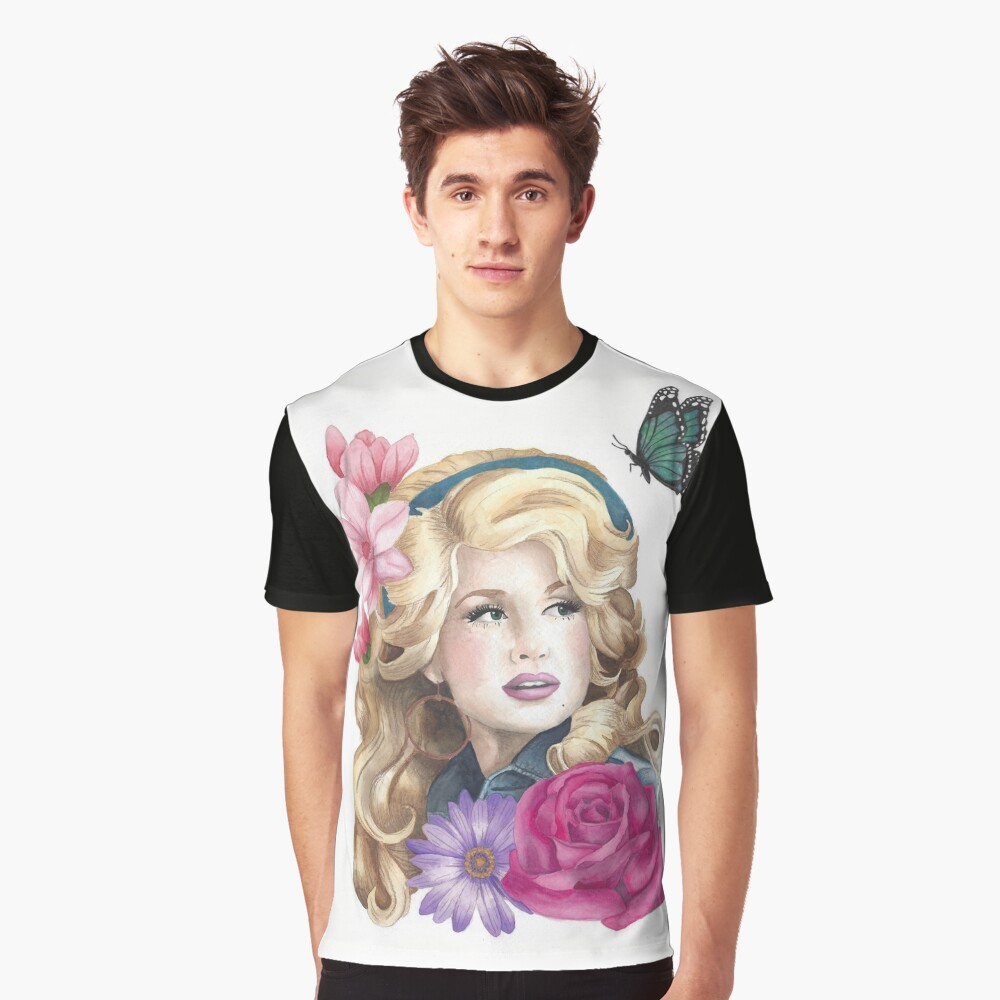 dolly parton graphic tee