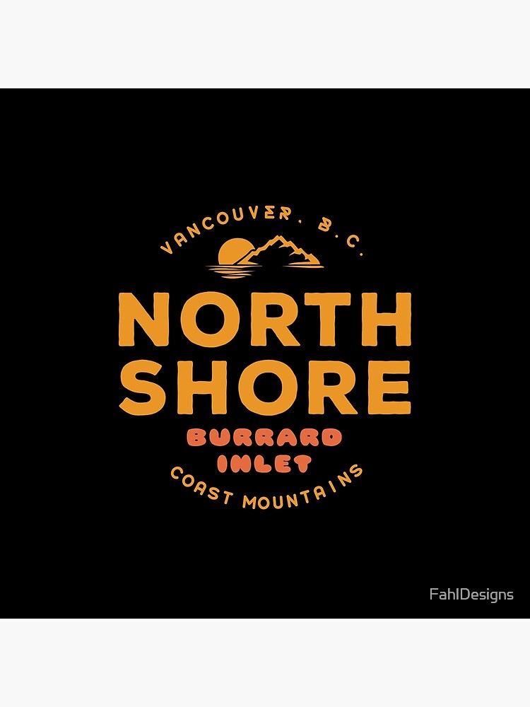 North Shore Poster By Fahldesigns Redbubble 