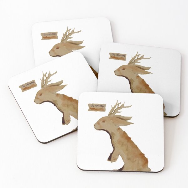 Item preview, Watercolor Jackalope designed and sold by Consp-Lesbians.