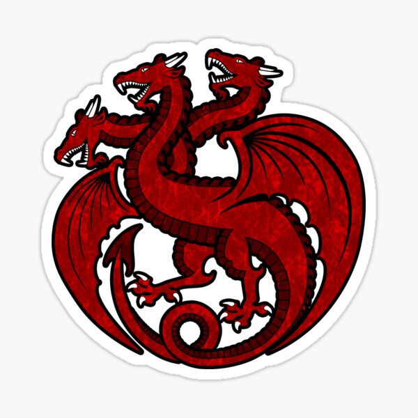 Red Dragon Sticker