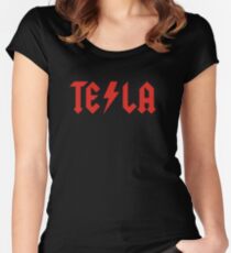 Tesla Women's Fitted Scoop T-Shirt