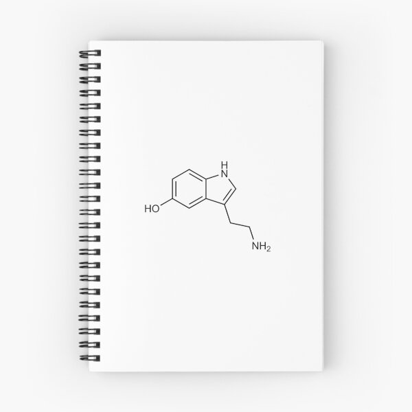 Item preview, Serotonin Structural Formula designed and sold by GillyTheGhillie.