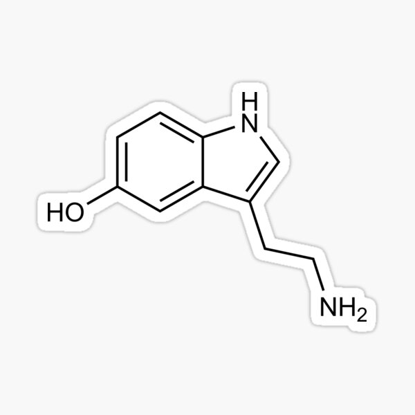 Artikel-Vorschau von Serotonin Strukturformel, designt und verkauft von GillyTheGhillie.