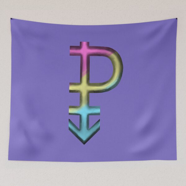 Item preview, Metallic Pansexual Symbol designed and sold by paintedkat.