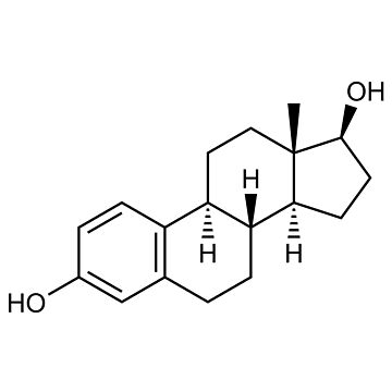 Artwork thumbnail, Estradiol (Estrogen) Structural Formula by GillyTheGhillie