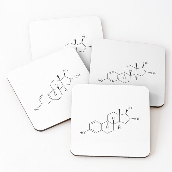 Item preview, Estriol (Estrogen) Structural Formula designed and sold by GillyTheGhillie.