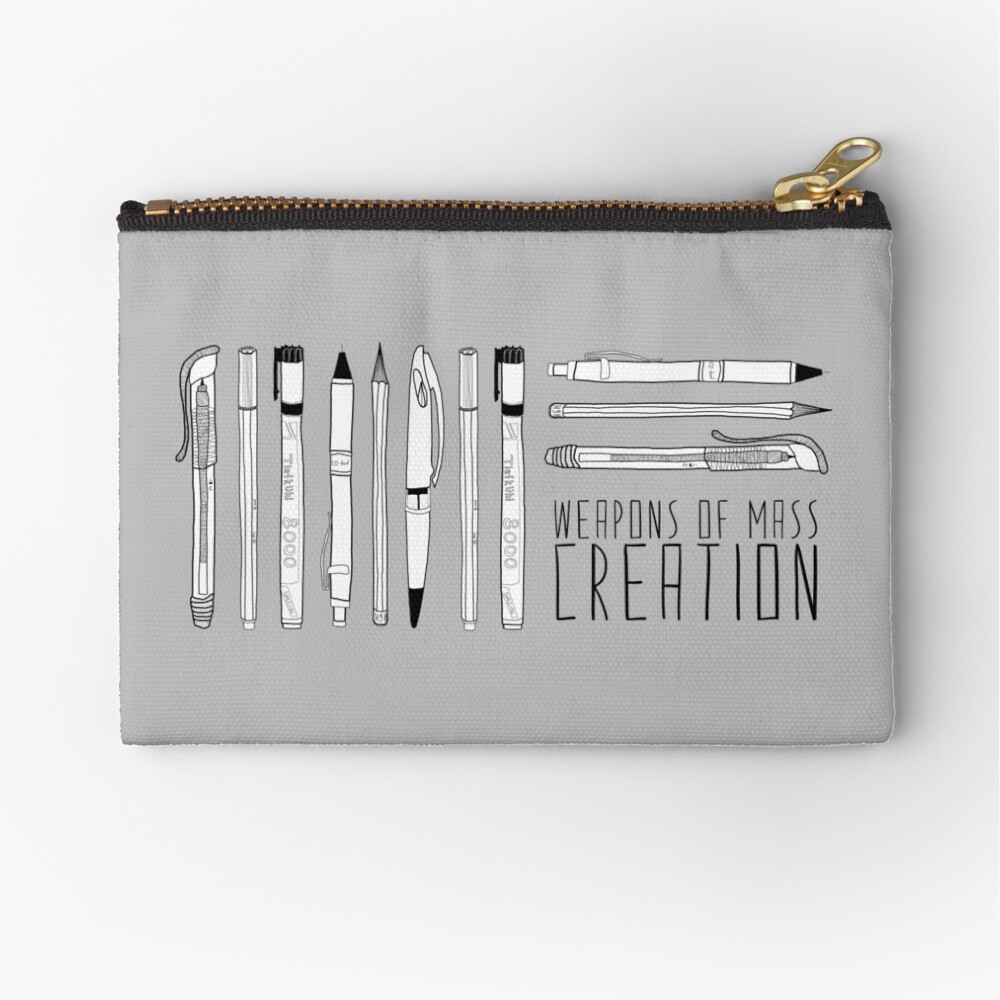 Weapons Of Mass Creation Zipper Pouch