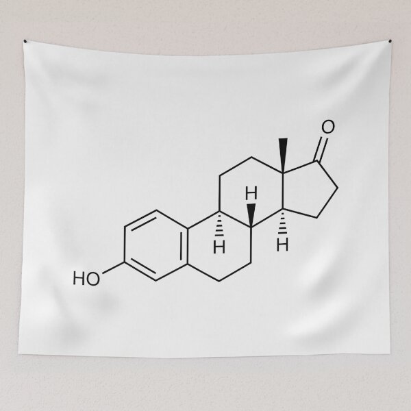 Item preview, Estrone (Estrogen) Structural Formula designed and sold by GillyTheGhillie.
