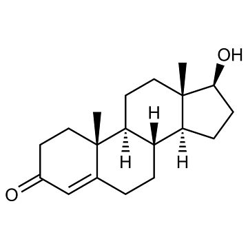 Artwork thumbnail, Testosterone Structural Formula by GillyTheGhillie