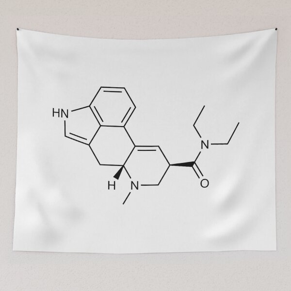 Item preview, LSD (Lysergic Acid Diethylamide) Structural Formula designed and sold by GillyTheGhillie.