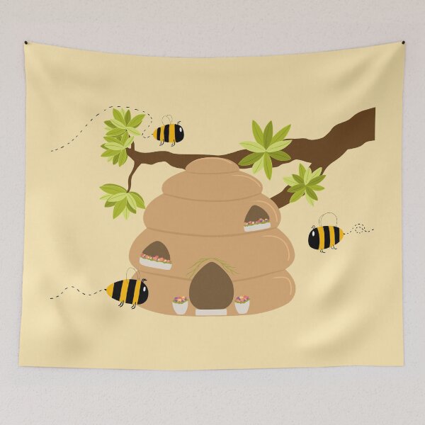 Item preview, Sweet Honeybee Beehive Home designed and sold by Christine Crawford.