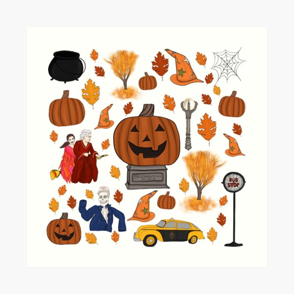 Halloweentown Est. Long Ago Art Print