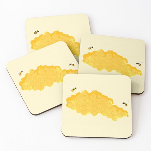 Item preview, Honeycomb and Honey Bees designed and sold by Christine Crawford.