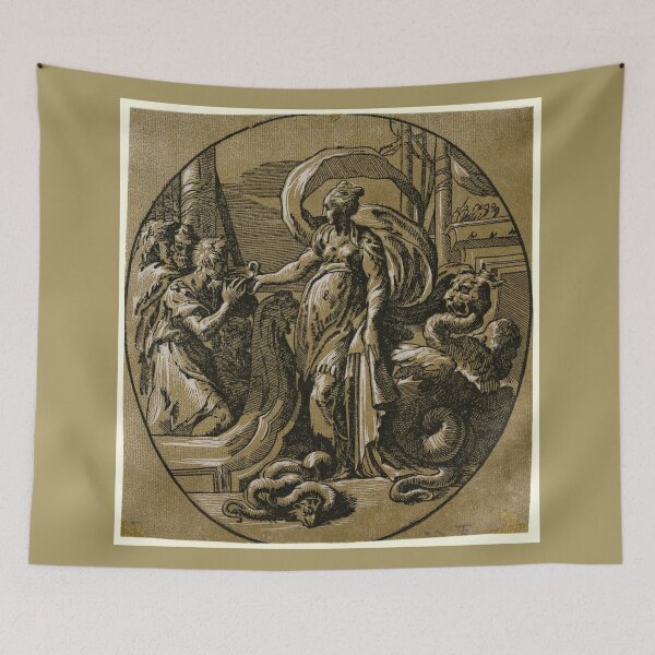Item preview, Circe - Ugo da Carpi - c1520 designed and sold by CrankyOldDude.