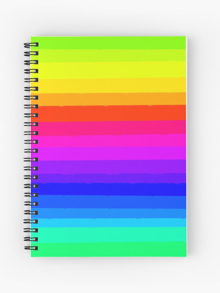 90s rainbow Spiral Notebook for Sale by Cloud-Boy