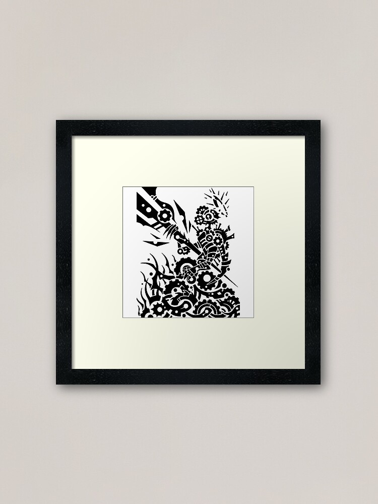 Scp 001 The Broken God Framed Art Print For Sale By Gillytheghillie Redbubble