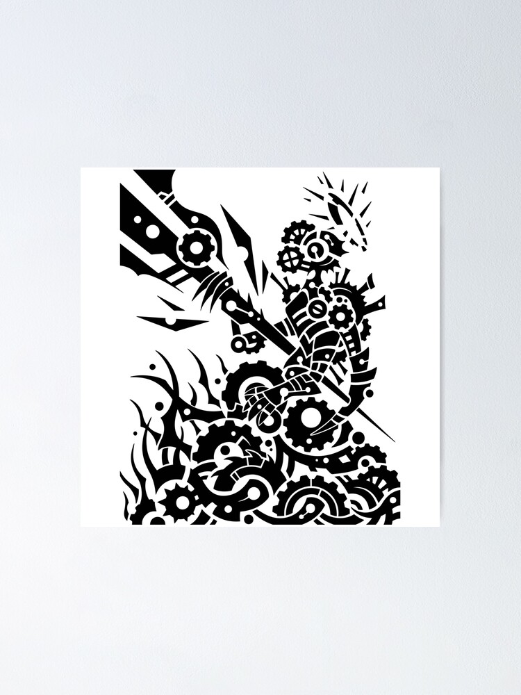 Scp 001 The Broken God Poster By Gillytheghillie Redbubble