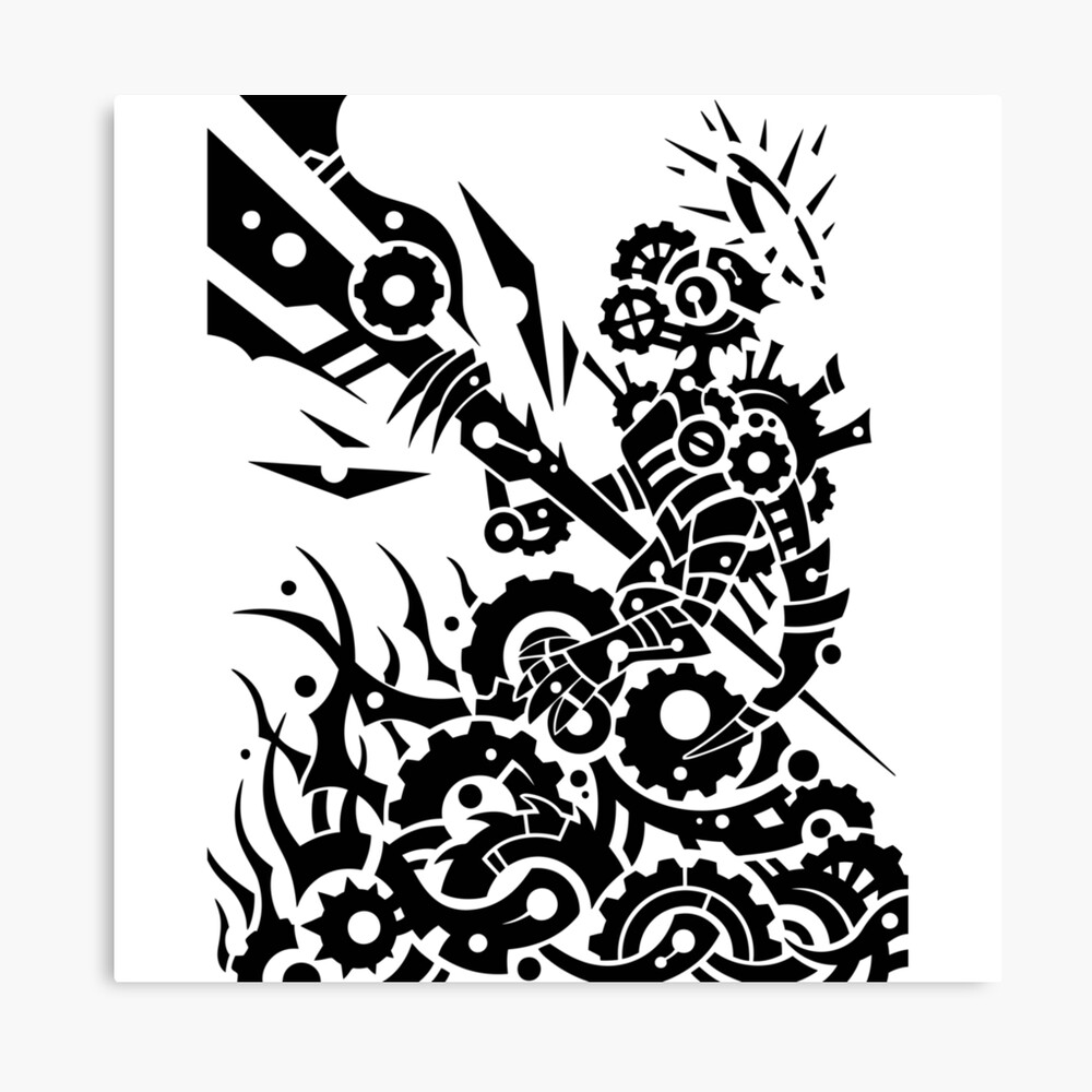Scp 001 The Broken God Metal Print By Gillytheghillie Redbubble