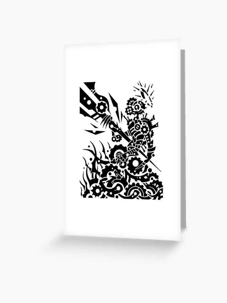 Scp 001 The Broken God Greeting Card By Gillytheghillie Redbubble